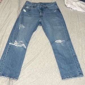 Levi’s 501 ankle straight jeans